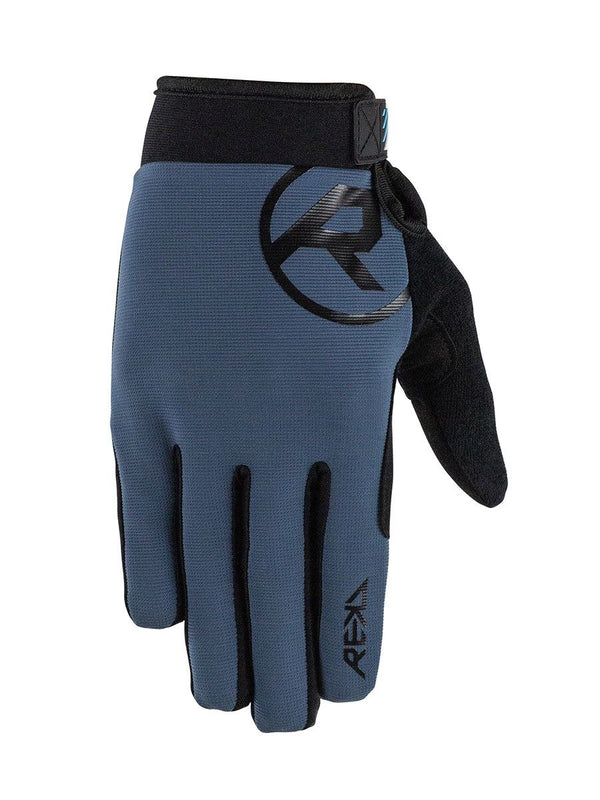 REKD Status BMX Scooter MTB Riding Gloves - Blue - Skatewarehouse.co.uk