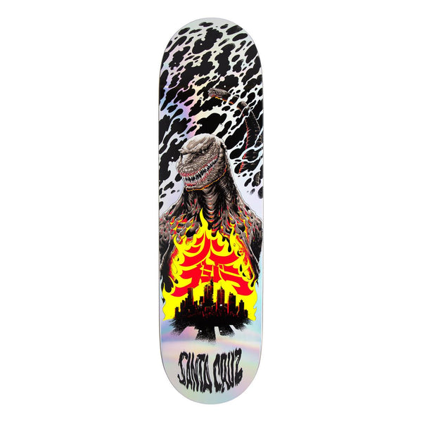 Santa Cruz x Godzilla Shin Knox Firepit Skateboard Deck - 8.5