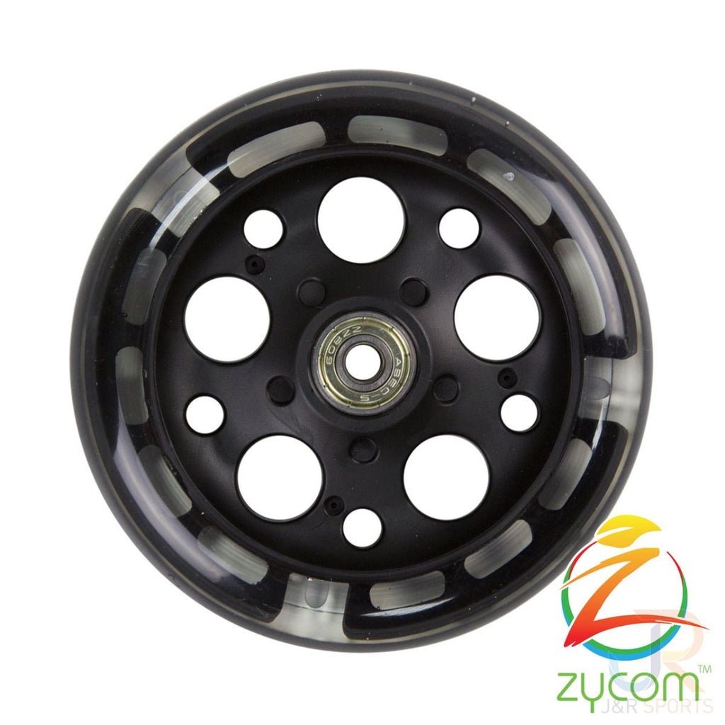 Zycom - 125mm Light UP Front - Black Scooter Wheels