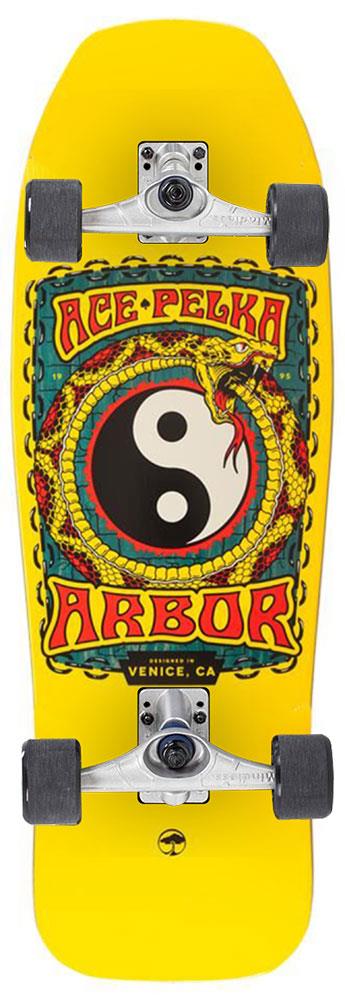 Arbor Ace Pelka 10.0 Order and Chaos x Mindless Custom Surf Skate Skateboard - 10.0