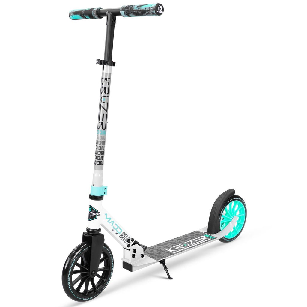 Madd Gear Carve Kruzer V2-200 - Grey/Teal Complete Scooter - Skatewarehouse.co.uk