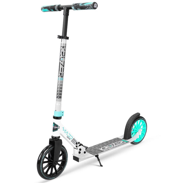 Madd Gear Carve Kruzer V2-200 - Grey/Teal Complete Scooter - Skatewarehouse.co.uk