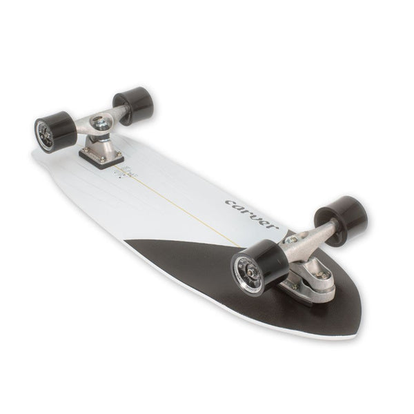 Carver Black Tip - C7 Surfskate Cruiser Skateboard - 9.875