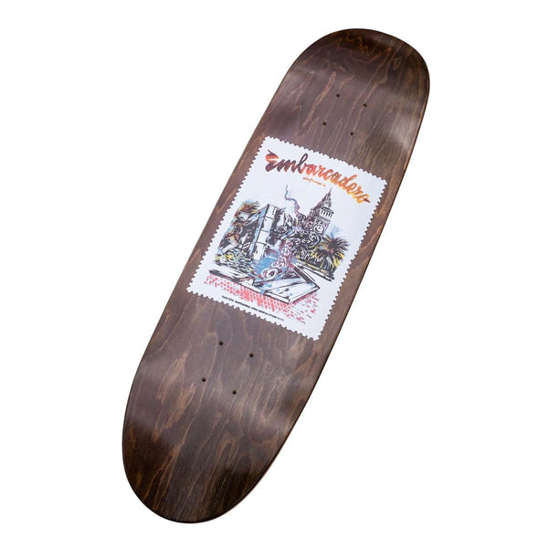 Chico Stix Pawel Swanski 'EMB4Life' - 90's Shape (Hand Screened) Skateboard Deck - 8.73"