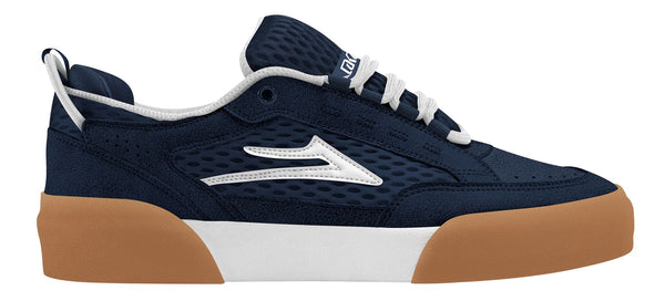 Lakai Payload Skate Shoes Navy White Gum - Skatewarehouse.co.uk