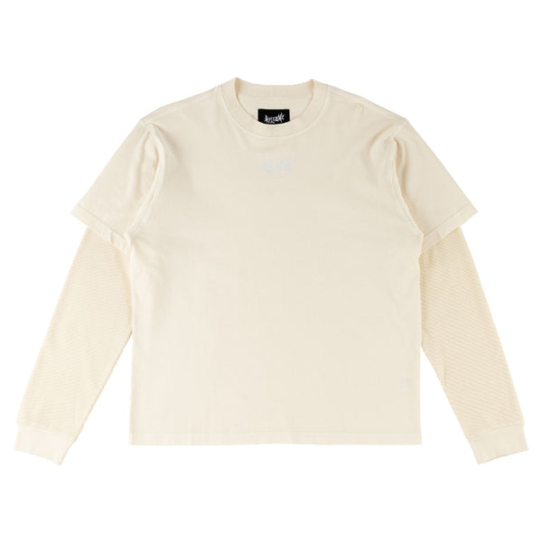 Shard Layered L / S Knit (Bone)