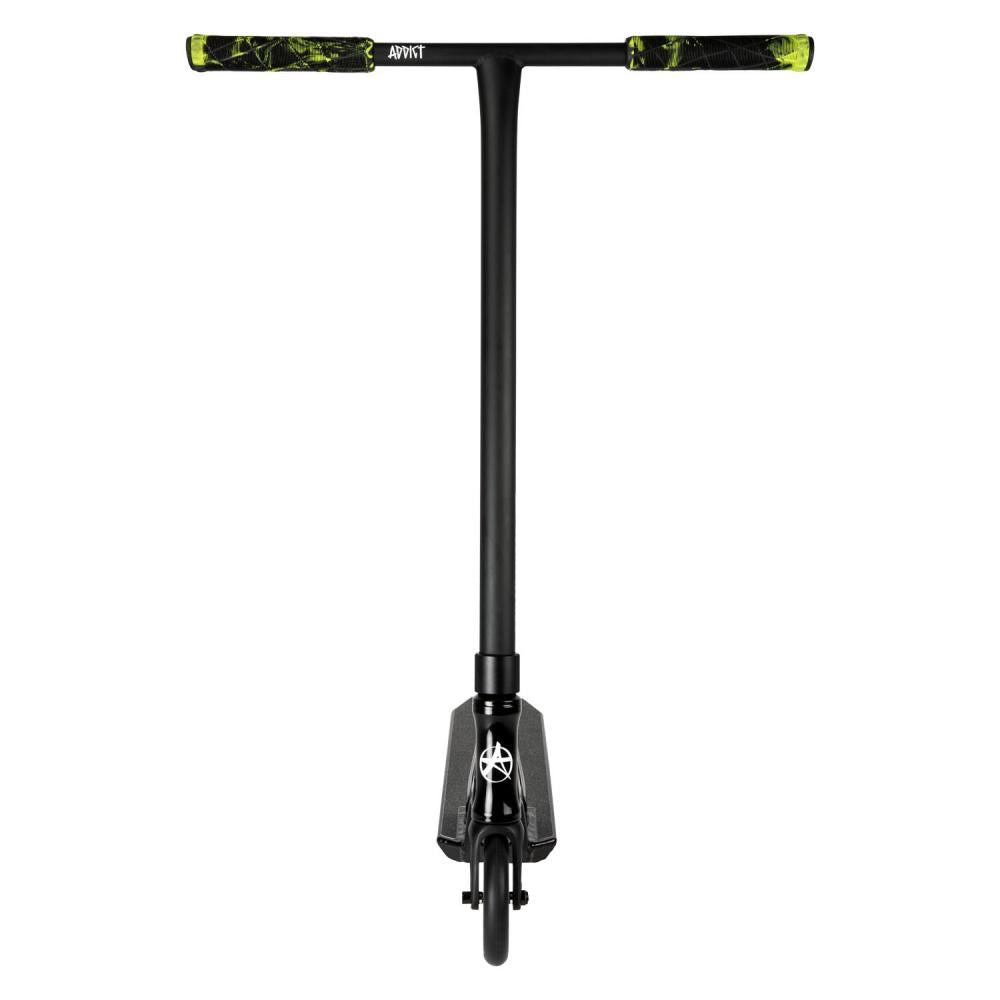 Addict Complete Scooter Burner - Glitch - Black / Black - Skatewarehouse.co.uk