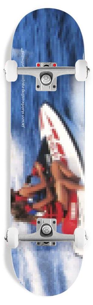 Jacuzzi Unlimited Sea Monsters Ex7 Multi x Venom Custom Complete Skateboard - 8.0