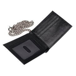 Jacuzzi Unlimited PU Leather Chain Wallet Black One Size