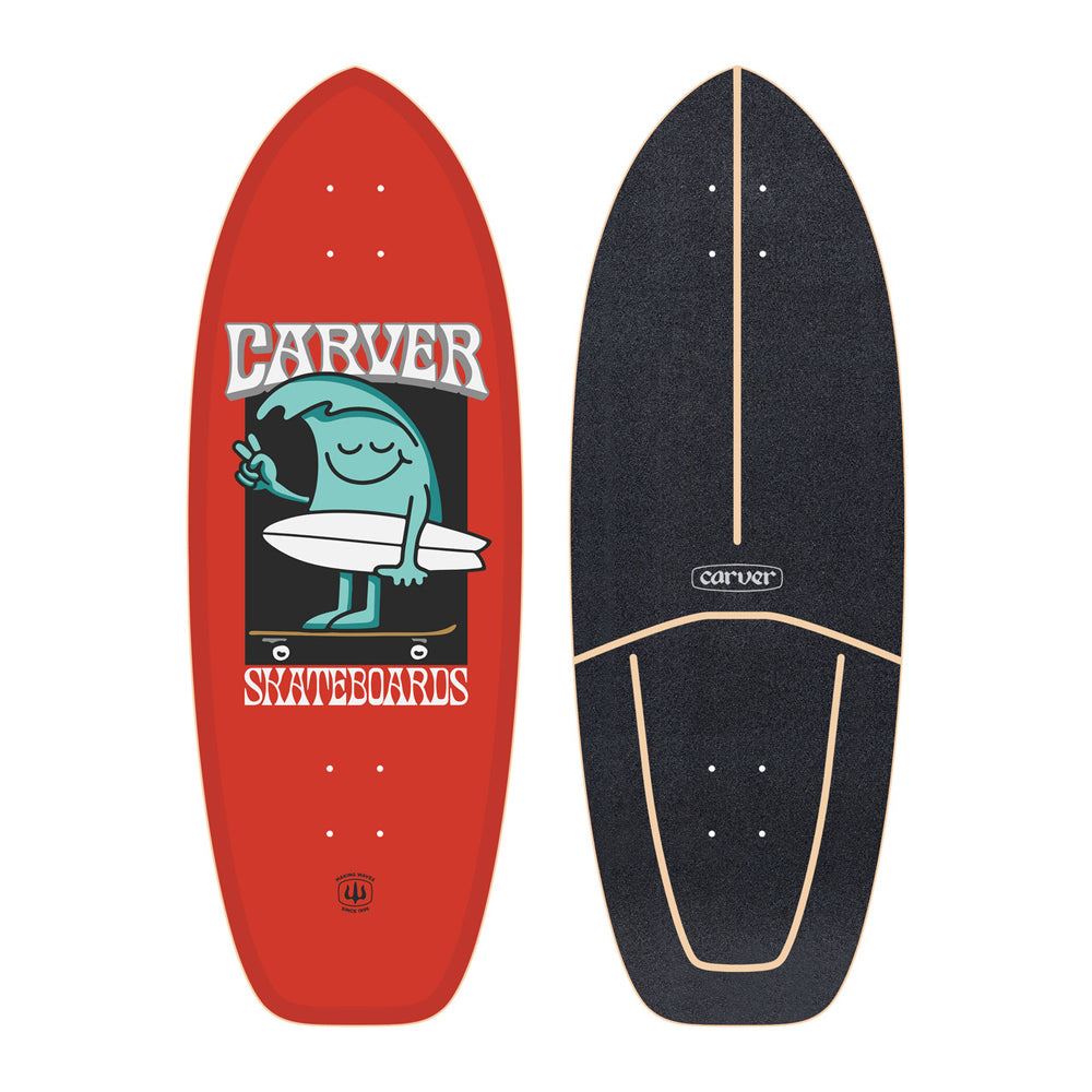 Carver Skateboards 28" Wavy Davy Surfskate Deck