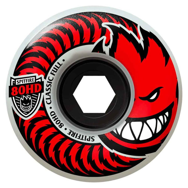 Spitfire Soft Skateboard Wheels Classic Full 80HD - Clear - Skatewarehouse.co.uk