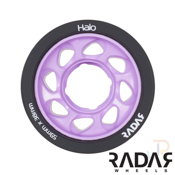 Radar (4) - Halo - Charcoal / Purple - / 84a Skateboard Wheels - 59mm