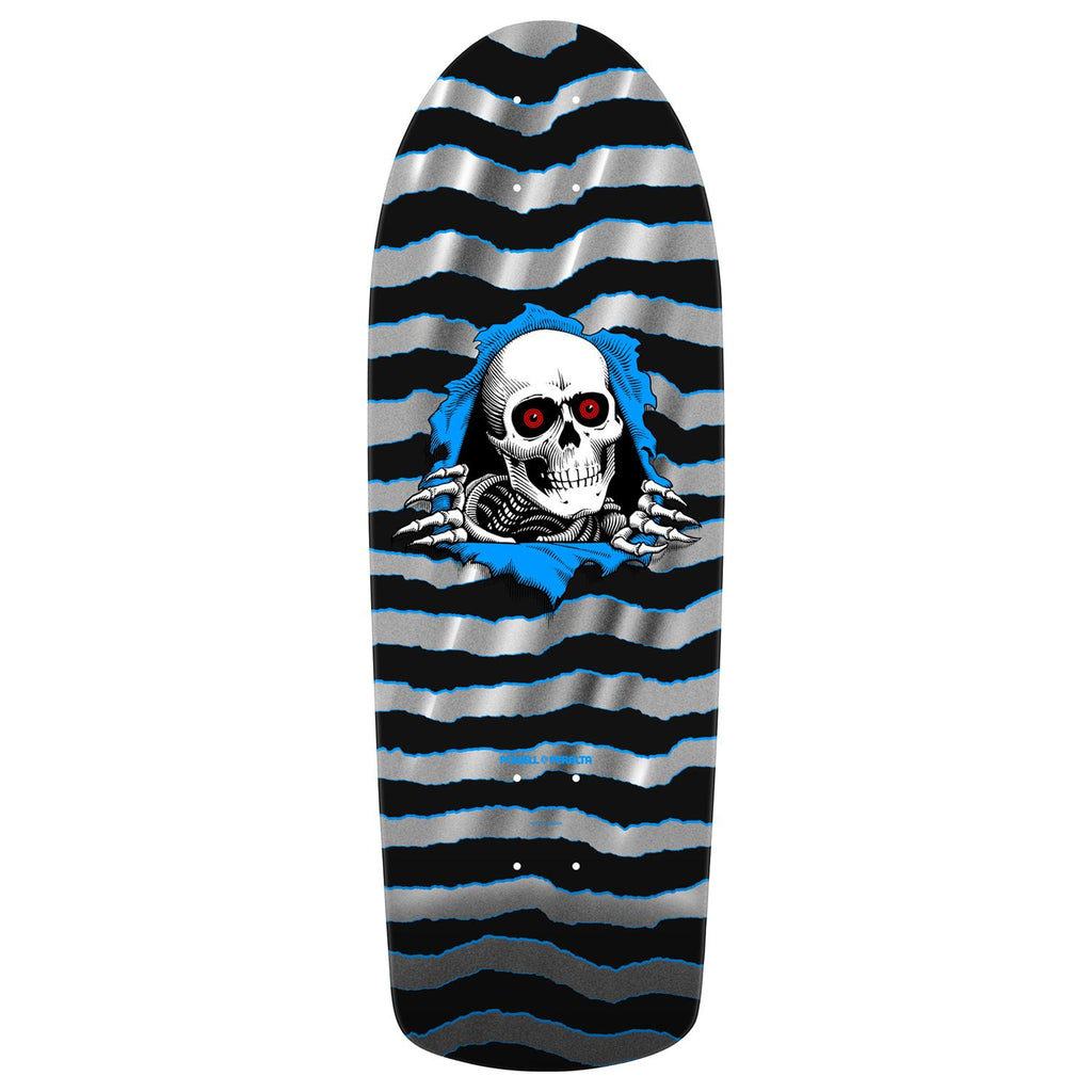 Powell-Peralta Ripper • O.G. • '16' • • Silver Foil Skateboard Deck - 10.0"