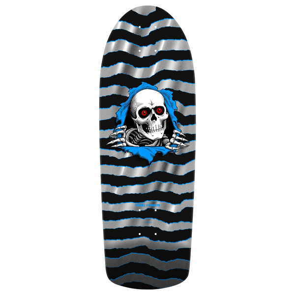 Powell-Peralta Ripper • O.G. • '16' • • Silver Foil Skateboard Deck - 10.0