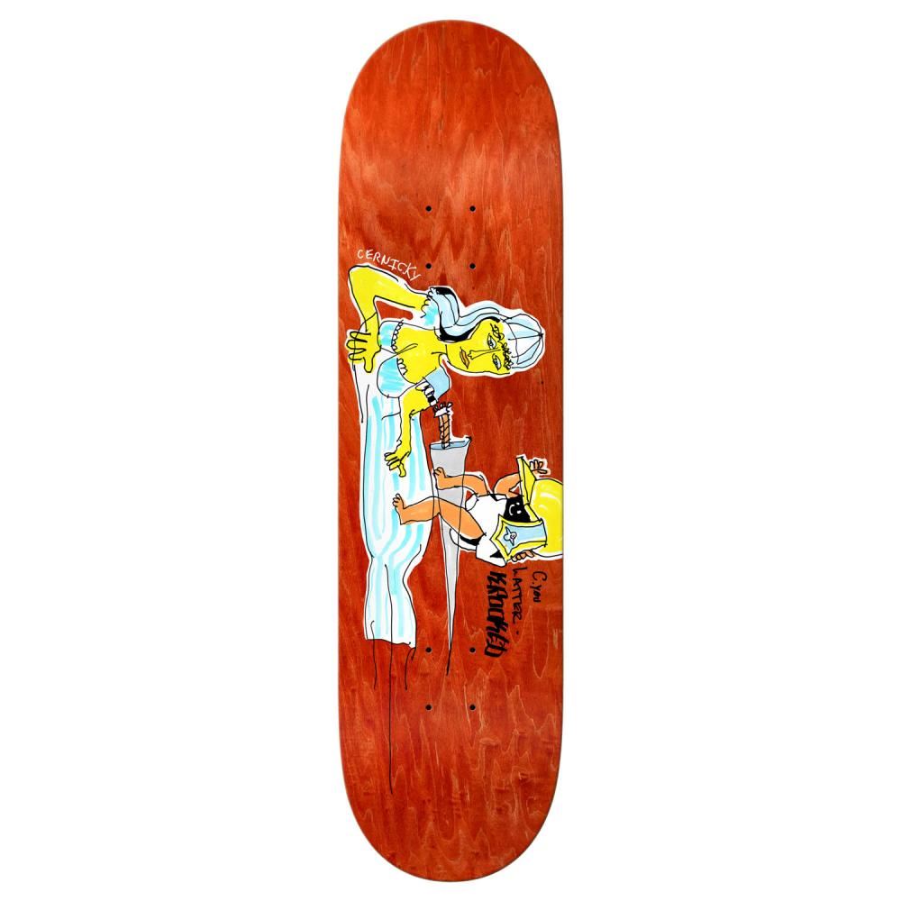 Krooked Deck Cernicky Latter Skateboard Deck - 8.38" - Skatewarehouse.co.uk
