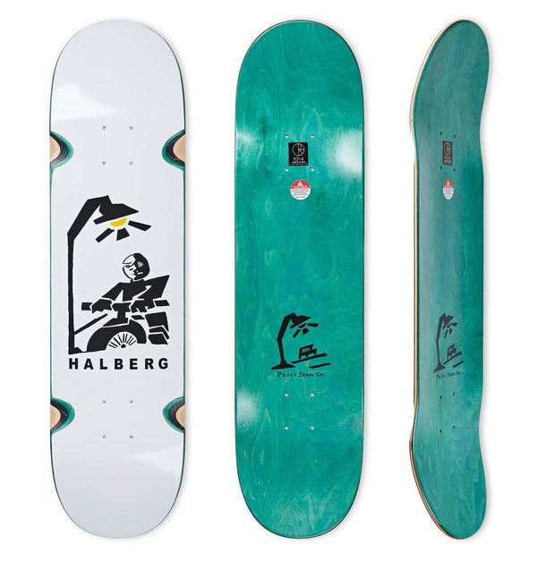 Polar Skate Co. Hjalte Halberg Insomnia Wheel Wells Skateboard Deck - 8.25