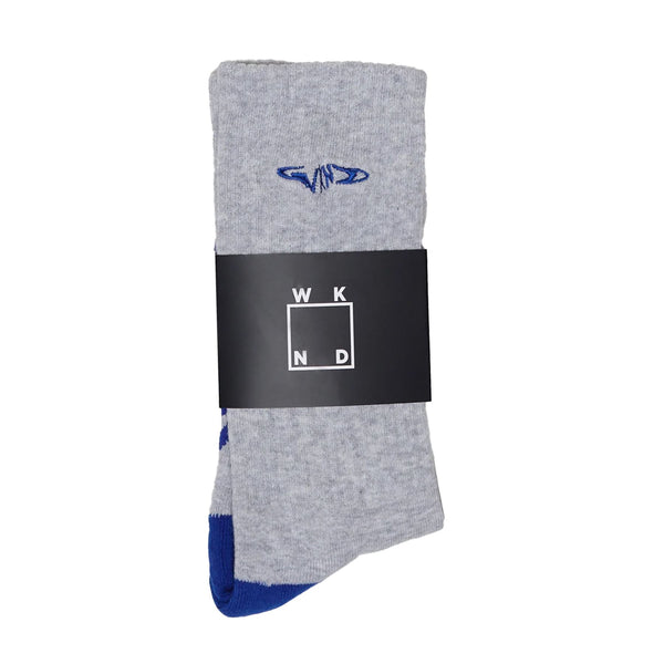 WKND 'Fishbone' Socks Heather Grey