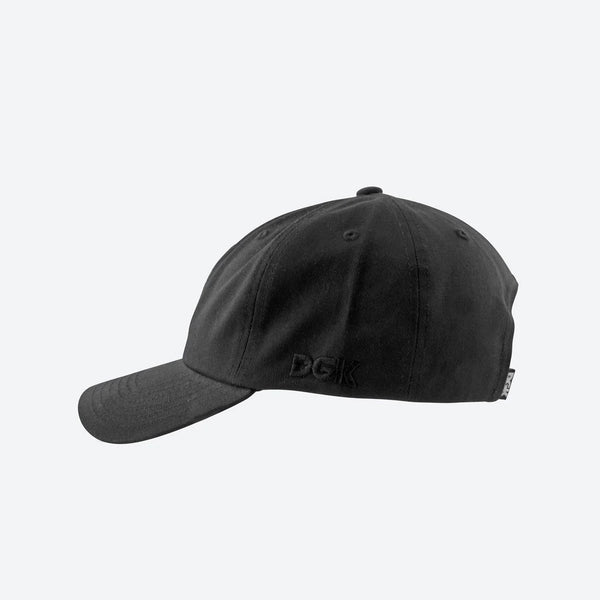 DGK Guadalupe Strapback Cap Black - Skatewarehouse.co.uk