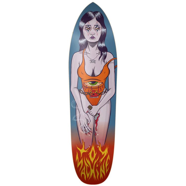 Toy Machine 'Halloween Girl' Skateboard Deck - 8.88" - Skatewarehouse.co.uk