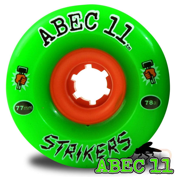 ABEC 11 - Strikers - 77 / 88A - Set 4 Skateboard Wheels - 77mm