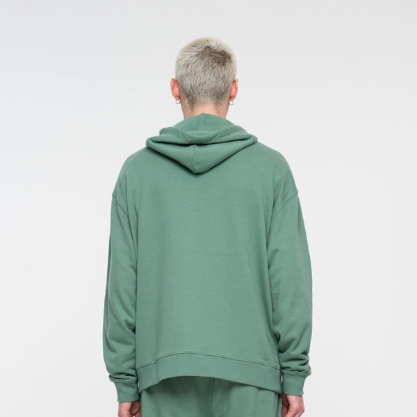 Santa Cruz Hood Classic Label Hood - Mineral Green - Skatewarehouse.co.uk