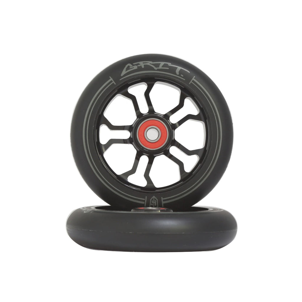 Grit 10R 110mm Black / Black (Pair) Scooter Wheels