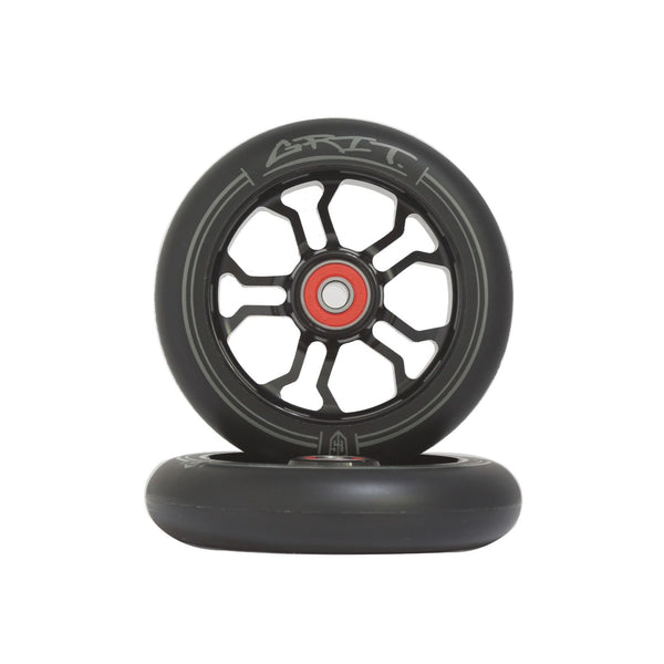 Grit 10R 110mm Black / Black (Pair) Scooter Wheels