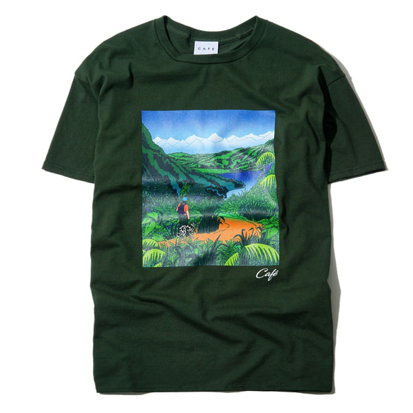 Mountains T-Shirt (Forest Green)