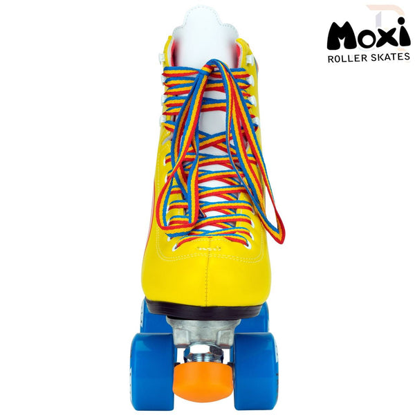 Moxi Skates Rainbow Sunset Yellow Size Quad Skates - Skatewarehouse.co.uk
