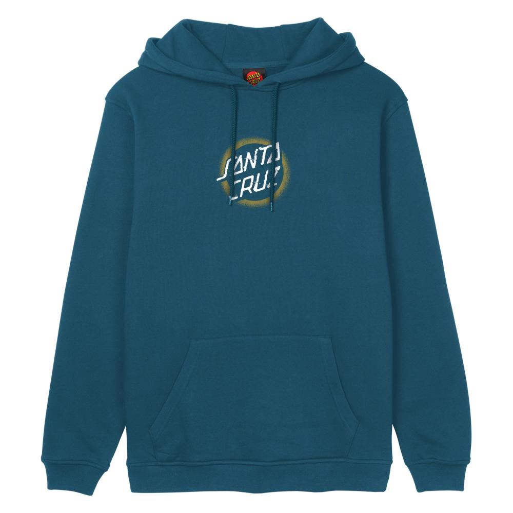 Santa Cruz Hood Vile Dot Front - Dark Teal - Skatewarehouse.co.uk
