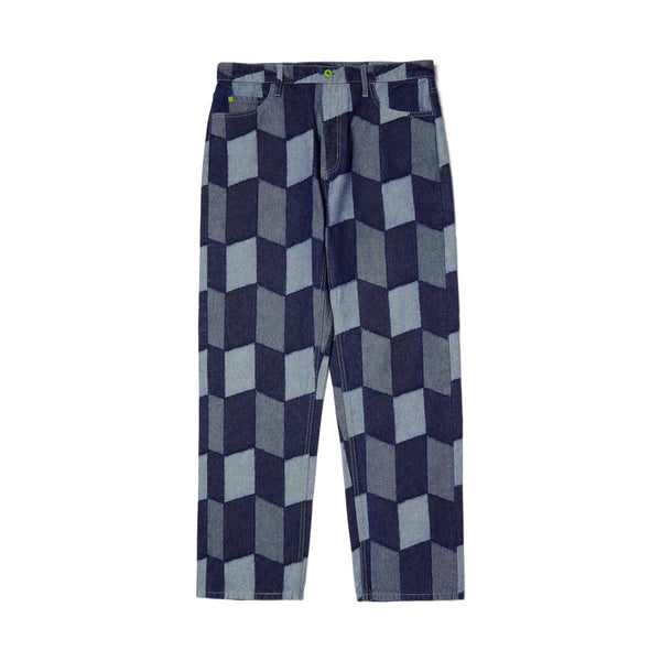 Patchwork Denim Pant (Denim)