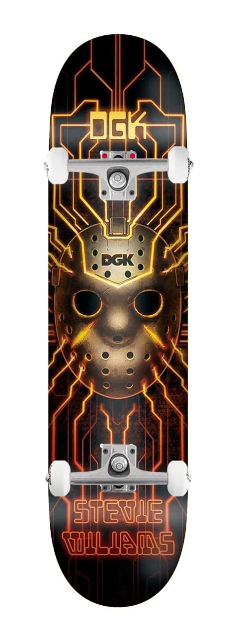 DGK Stevie Williams 'Glow' x Venom Custom Complete Skateboard - 8.25