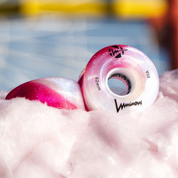 Luminous LED Quad Wheel - Cotton Candy - 62mm / 85a (Unit)