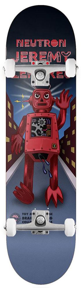 Toy Machine Jeremy Leabres Robot x Venom Custom Complete Skateboard - 8.38" - Skatewarehouse.co.uk