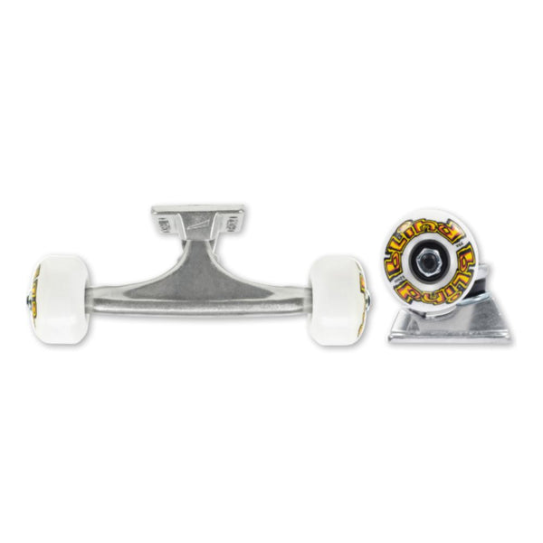 Tensor Alloy / Blind OG Stretch 52mm Wheel Combo Raw 5.5 Skateboard Trucks (Pair)