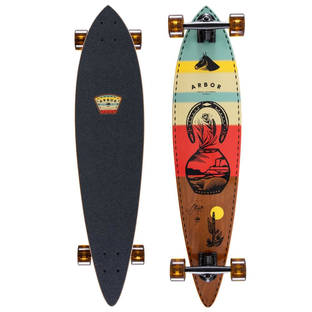 Arbor Performance Complete Jess Mudgett Fish Complete Longboard - 8.5" x 37.0"