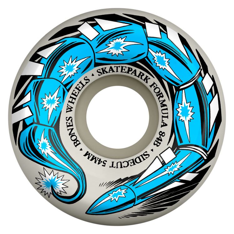 BONES Skateboard Wheels • Scorpeedo • • 84B • Sidecut