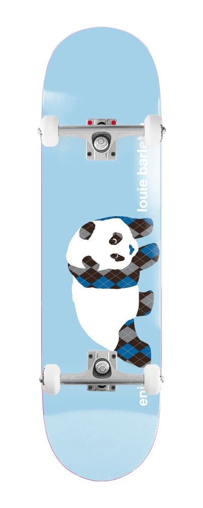 Enjoi Louie Barletta Argyle Panda R7 Lt Blue x Venom Custom Complete Skateboard - 8