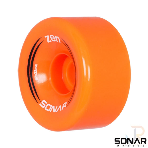 Sonar (4) Zen - Orange - / 85a Skateboard Wheels - 62mm