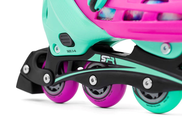SFR Cyclone II Adjustable Inline Skates - Tie-Dye - Skatewarehouse.co.uk