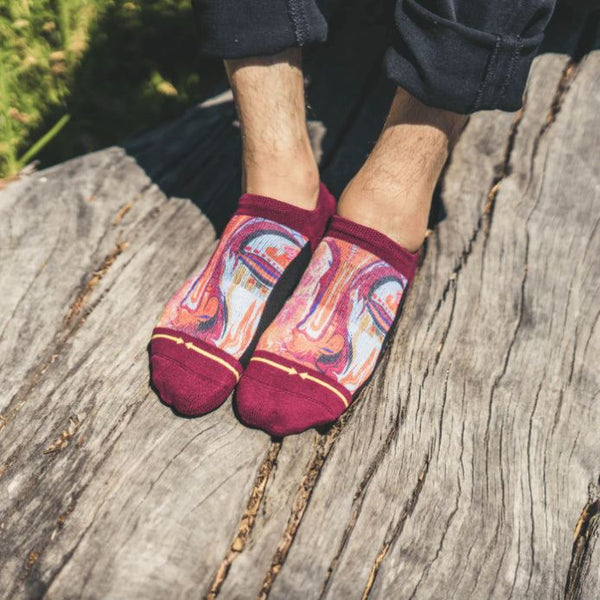 Merge4 Taylor Reinhold Buddha Lite No Show Socks - Skatewarehouse.co.uk