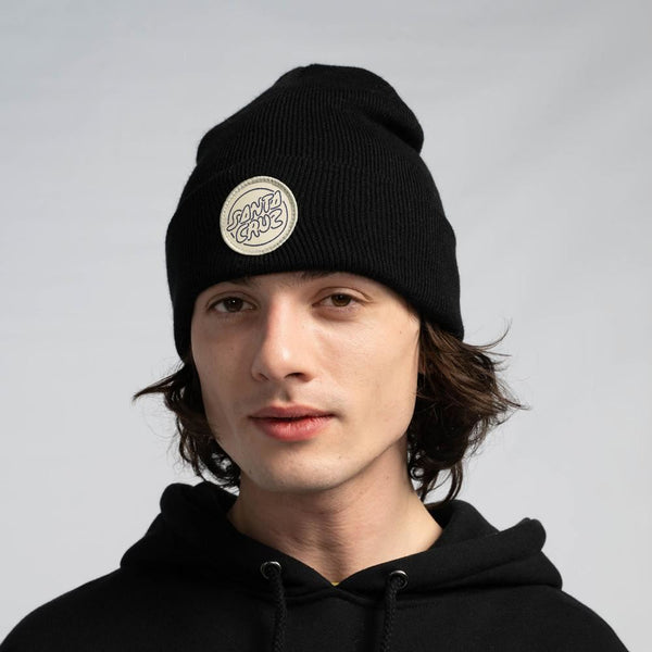 Santa Cruz Beanie Contour Bubble Dot Black - O/S