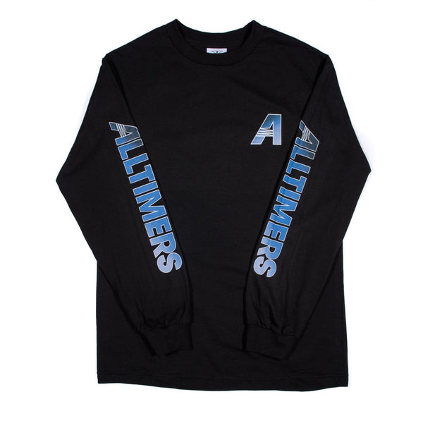 Alltimers Artists Long Sleeve Tee Black - Skatewarehouse.co.uk