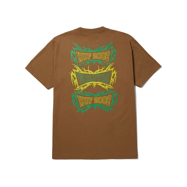 HUF Hell Razor S / S Tee (Camel) - S