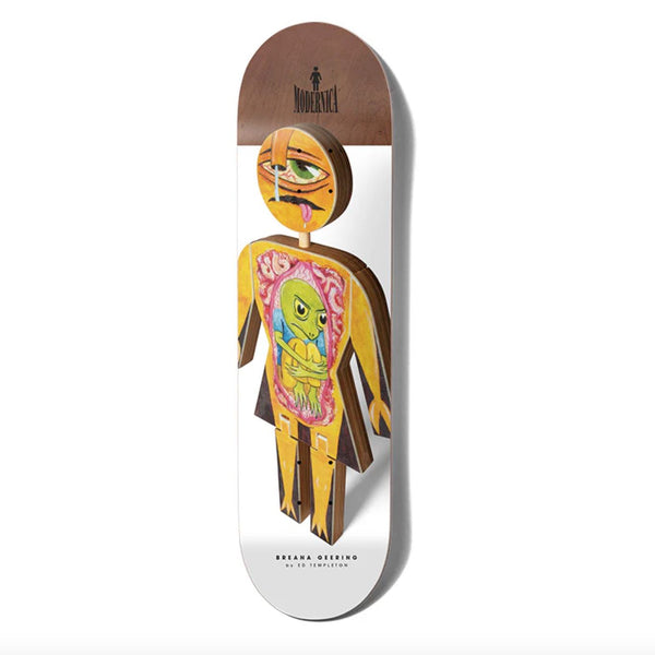 Girl Skateboard Modernica x Ed Templeton Breana Geering   Skateboard Deck - 8.0