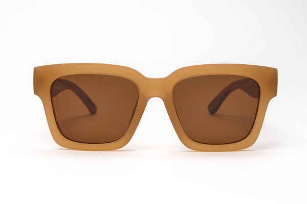Luma Polzeath Recycled Sunglasses - Brown - Skatewarehouse.co.uk