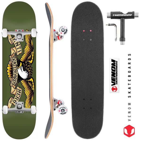 Anti Hero Classic Eagle 8.38 Custom Complete Skateboard - 8.38