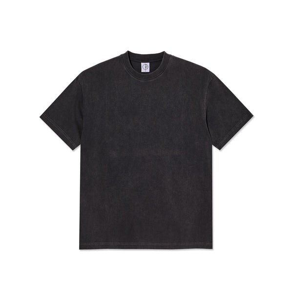 Polar Skate Co Contrast Tee | Stroke Logo (Silver Black / Black) - XS