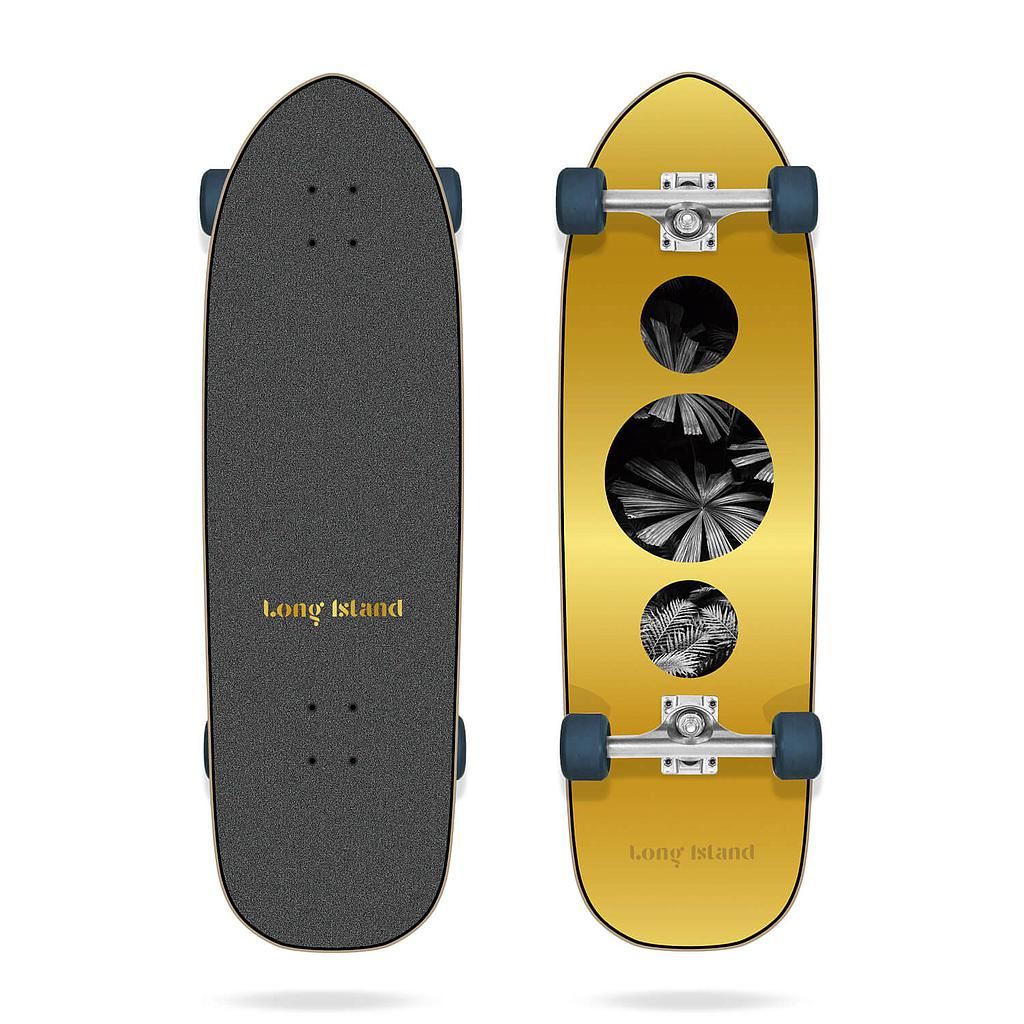 Long Island 24K 34"x9.85" Long Island Cruiser Complete Longboard - 34.0" - Skatewarehouse.co.uk
