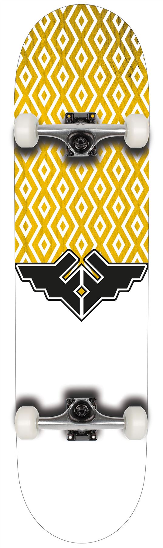 Fracture Wings V5 Yellow Complete Skateboard 8.0